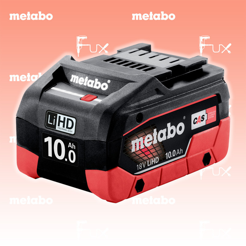 Metabo 18 V, 10.0 Ah, LiHD Akkupack