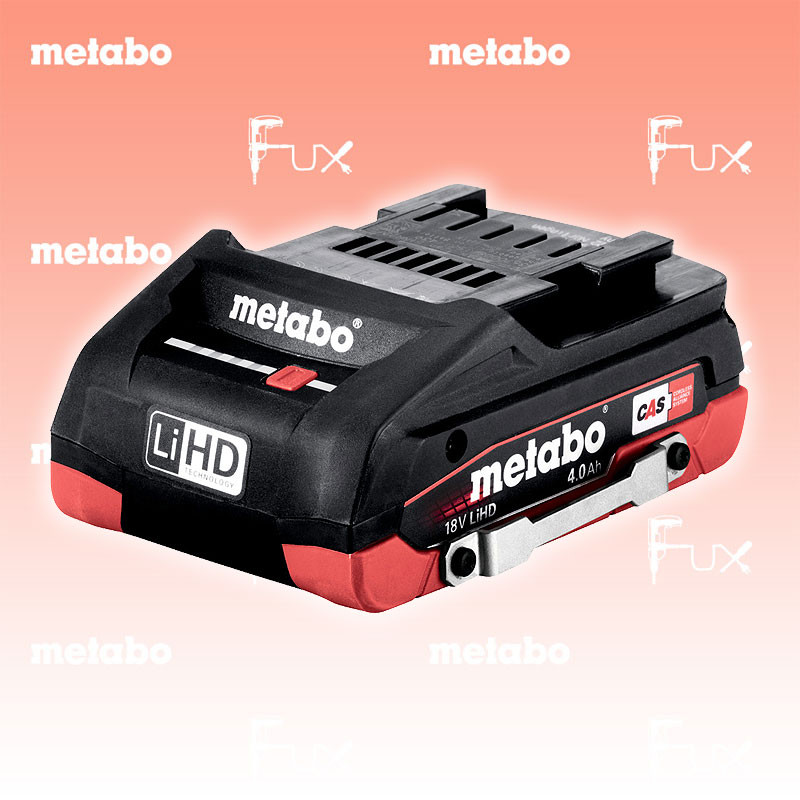 Metabo 18 V,  4.0 Ah, LiHD Akkupack DS
