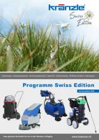 Kränzle Programm Swiss Edition 11.2022