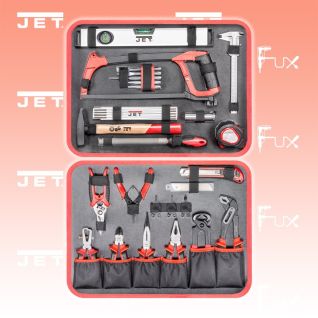 Jet Tools Y-244 Alu-Werkzeugkoffer 1/4" + 1/2"
