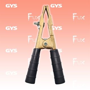 Gys Messingklemme 200 A, schwarze Muffe