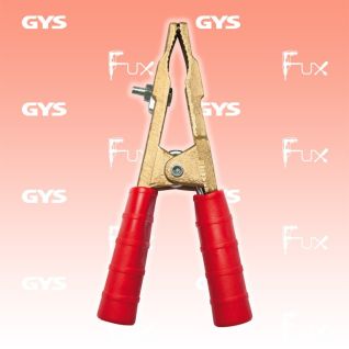 Gys Messingklemme 200 A, rote Muffe