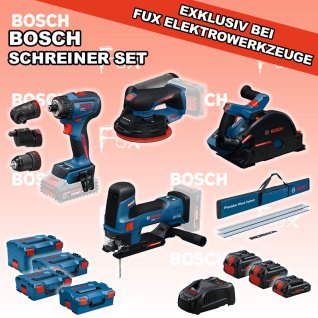Bosch Professional 4-teiliges Schreiner Set 4