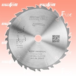 Mafell KSB-WU 280 GT Sägeblatt 280 mm Wood Universal