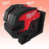 Milwaukee M12 CLL4P-0C Kreuzlinienlaser mit vier Lotpunkten