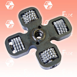 Drehkreuz kpl. mit 16 Frässternen (spitz)